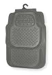 Westward 1EBA9 Floor Mat Set Of 4, Black, L 33 1/2 In