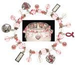 Clementine Design #8176 Breast Cancer Awareness Lamp Skirt