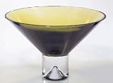 MONACO OLIVE CRYSTAL BOWL