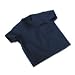 ComfortEase Scrub Tops, Washable, Poly/Cotton, Large, Midnight Blue, 24/Carton