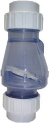 Magic Smart Check Valve 2 inch Union x Union Clear 0823-20