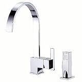 Danze D404244 Sirius Single-Handle Kitchen Faucet with Side Spray, Chrome