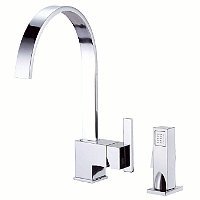Danze D404244 Sirius Single-Handle Kitchen Faucet with Side Spray, Chrome