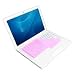 KB Covers Pink (Coral) Keyboard Cover for MacBook, MacBook Air and Unibody MacBook Pro with Black Keys