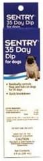 Sentry 35 Day Dip For Dogs For Fleas And Ticks 8 Oz Permethrin