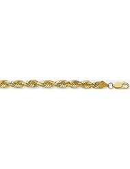 6mm Diamond Cut Rope Chain 8.5"
