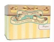Bride & Groom First and Forever Recipe Box