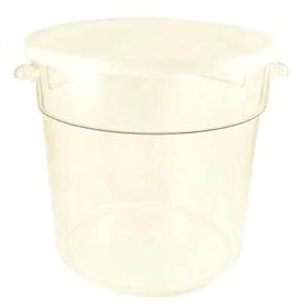 18 QT CLEAR POLYCARBONATE LARGE FOOD STORAGE CONTAINER