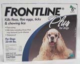 F.C.E. 011-66003 Frontline Plus Dog 23-44Lb 6Pk