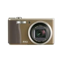 Ricoh Caplio R10 Digitalkamera (10 Megapixel, 7facher opt. Zoom, 7,6 cm (3 Zoll) Display) braun