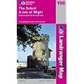 The Solent and the Isle of Wight, Southampton and Portsmouth (OS Landranger Map)
