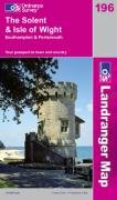 The Solent and the Isle of Wight, Southampton and Portsmouth (OS Landranger Map)
