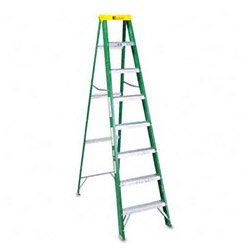 #592 Fiberglass Step Ladder, 8 Foot, ANSI Type II (DAD59208BX) Category: Step Stools