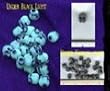 Gallant Hand: Skull Counters - Skull Counters - Glow-in-the-Dark (25) - Bag of 25 Bead Counters