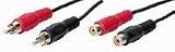 Kabel Audio Cinch-Verlaengerung 10m 2x