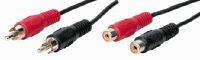 City Travel Guides Discounted  Elektronik : Kabel Audio Cinch-Verlängerung 10m 2x