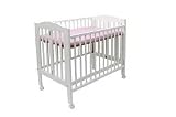 Dream On Me Portable 3-in-1 Crib- White