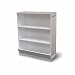 RiverRidge Kids Bookcase with Veggie Bin, 2 Shelves, White