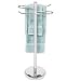 Standing Towel Valet- Satin Nickel