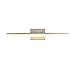 mirrea 24in Modern LED Vanity Light for Bathroom Lighting Dimmable 24w Brushed Nickel (Warm White 3000K)