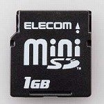 ELECOM miniSDメモリカード 1GB MF-FMISD01G