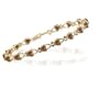 0.08 Cts Diamond & 6.72 Cts Citrine Bracelet in 14K Yellow Gold