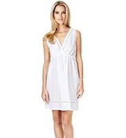 Autograph Linen Blend Ladder Stitch Chemise