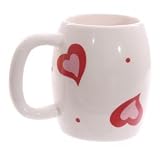 Ceramic Red Heart Mug