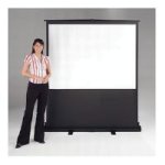 Vertigo Portable Floor Screen - Widescreen Format - 160cm (w) - 65 Diagonal - Easy To Operate Portable...