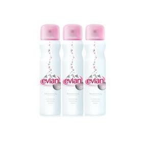 Evian Spray Trio 1.7oz x 3 (travelers, make up artist or just dry skin)