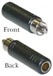 1/4 inch Mono Female / RCA Male Adaptor