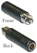 1/4 inch Mono Female / RCA Male Adaptor