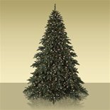 On Sale! 6.5 ft Timberline Fir Prelit Realistic Christmas Tree with Clear Lights PLUS eligible for Free Shipping!