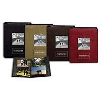 Pioneer Embroidered Patch Faux Suede Photo Album, With Frame on front cover, Holds 36 4x6