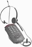 PLNT10 - Single Line Telephone With Convertible Headset, Gray
