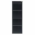 Bisley Light H�ngeregistraturschrank Light 4 Sch�be 1-bahnig schwarz