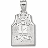 Bruce Bowen San Antonio Spurs Bowen 12 5/8 Jersey Pendant - Sterling Silver Jewelry