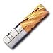 Niagara Cutter 1" Mill Dia. x 1" Shank Dia. x 4-1/2" OAL 5-Flute x 2" Long Uncoated M42 Cobalt Roughing End Mill