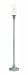 House of Troy N600-PTR Newport Collection 74-3/4-Inch Portable Torchiere, Pewter with Opal Glass Shade