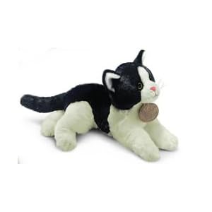 Russ Yomiko Black and White Cat, 16 by 