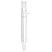 Chemglass CG-1218-03 Glass Liebig Condenser, 250mm Jacket Length, 370mm Height, 24/40 Joint