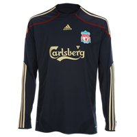 Liverpool Away Shirt 2009/10 - Long Sleeved - Kids
