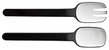 Zak Designs Black Filbert 2-Piece Salad Server Set