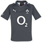 Ireland 2011/12 Rugby Training Shirt Ebony - size Large Ireland 2011/12 Rugby Training Shirt Ebony - size Large