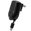 Cellet Motorola RAZR V3 - Mini USB Black Retractable Travel Charger