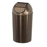 Search : Umbra 086716-125 Grand Eco-Friendly 9-3/4-Gallon Waste Can, Bronze