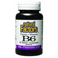 Christmas Natural Factors Vitamin B6 Pyridoxine Hcl 50mg Tablets, 90-Count (Pack of 2) Deals