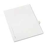 Allstate-Style Legal Side Tab Divider, Title: 9, Letter, White, 25/Pack
