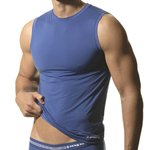 Papi Underwear, Modern Stretch Muscle Shirt for Men - Royal Blue