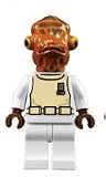Lego Star Wars Mon Calamari Admiral Ackbar Minifig 7754 From Mon Calamari Home One Cruiser